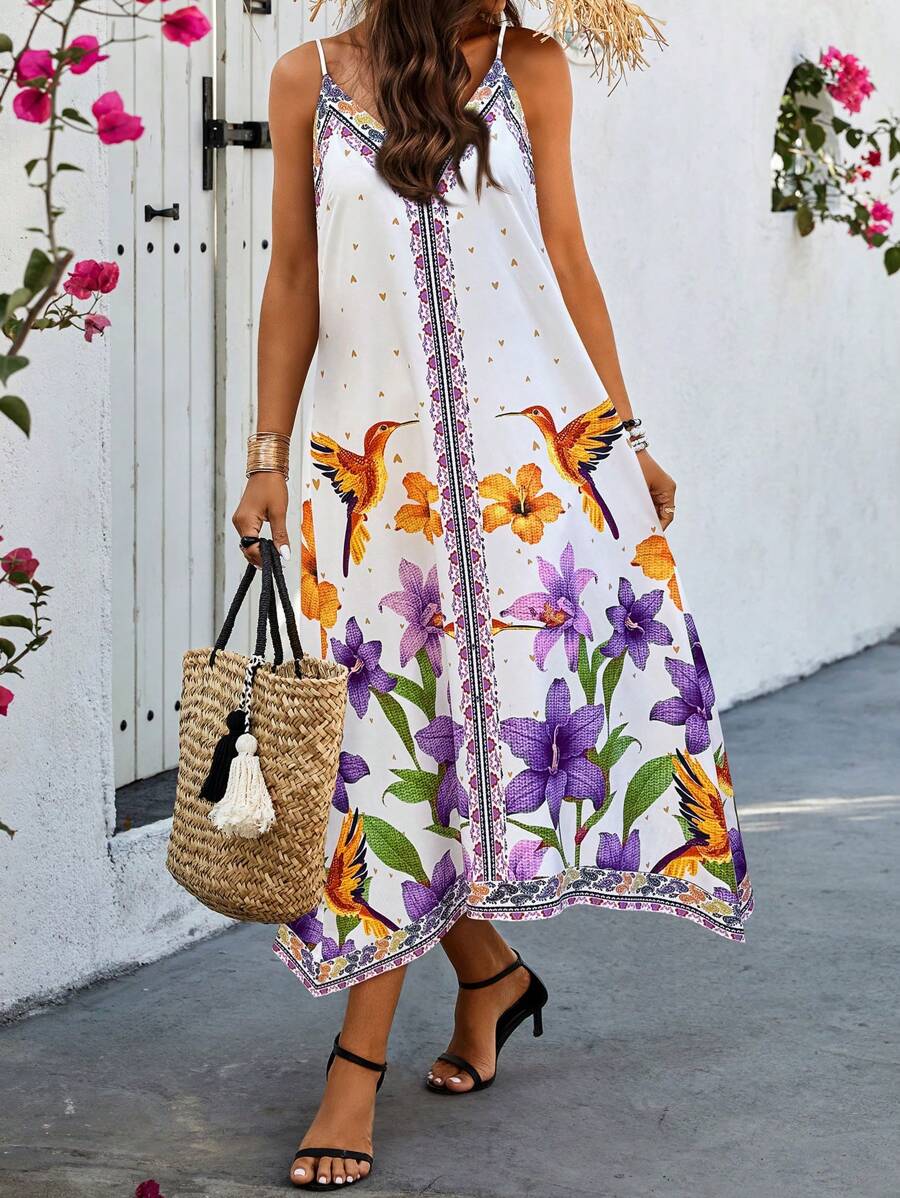 SHEIN Breezaya Women's Bohemian Style Dress