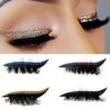 SHEIN Glitter Self-Adhesive Eyeliner And False Eyelashes Set - Waterproof