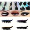 SHEIN Glitter Self-Adhesive Eyeliner And False Eyelashes Set - Waterproof