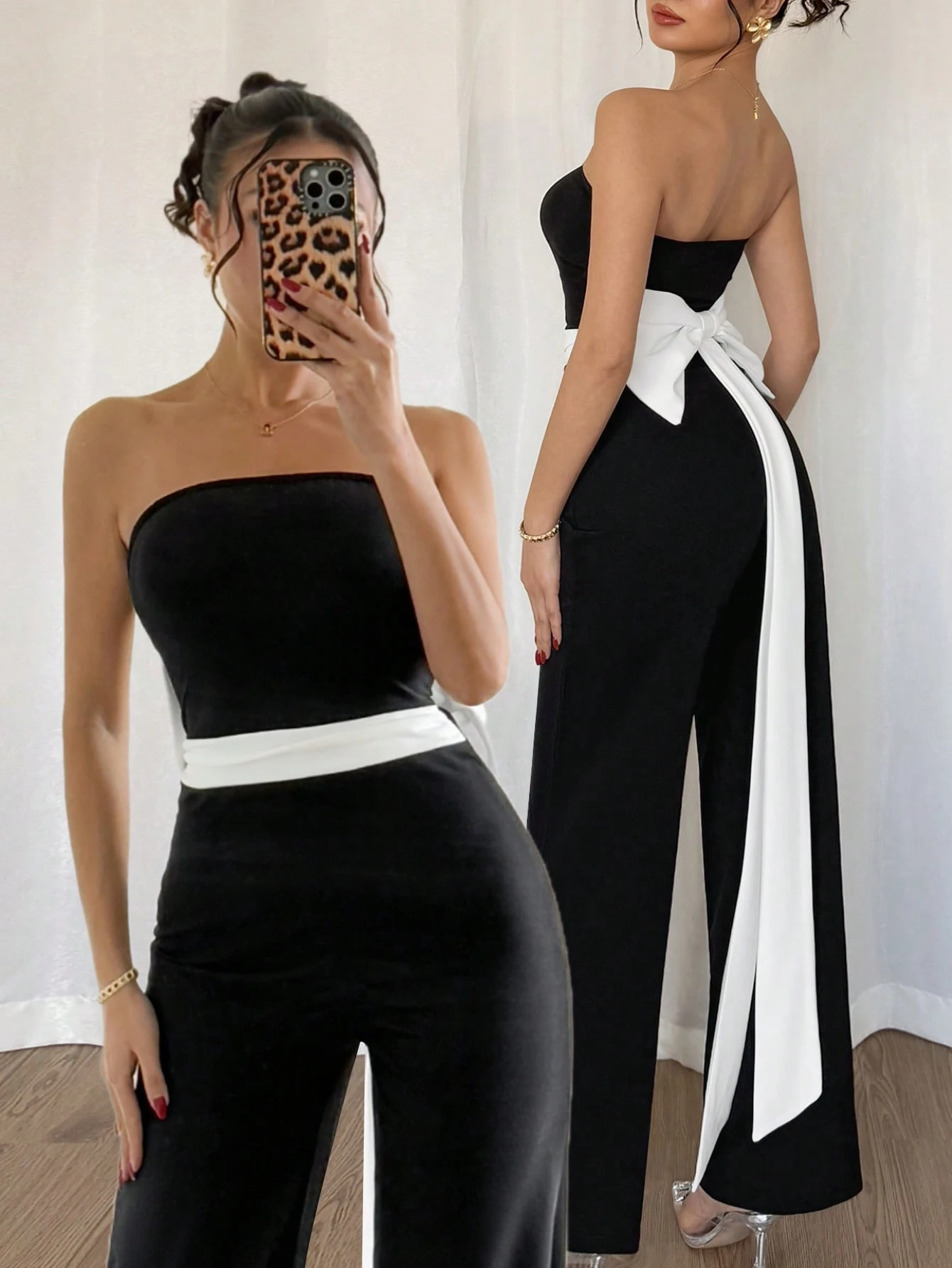 SHEIN Privé Women's Elegant Minimalist Jumpsuit