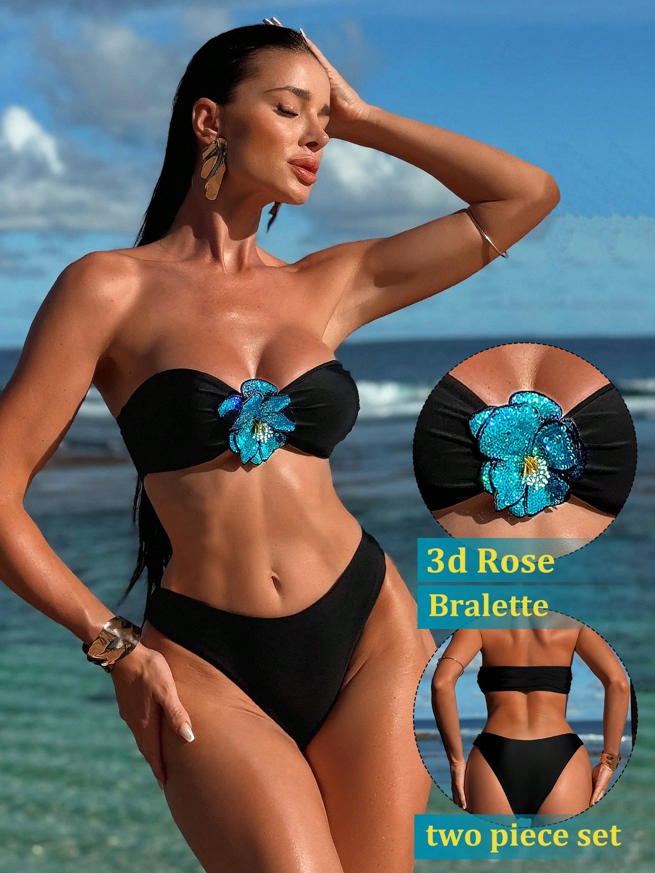 SHEIN Swim SXY Women's Summer Beach