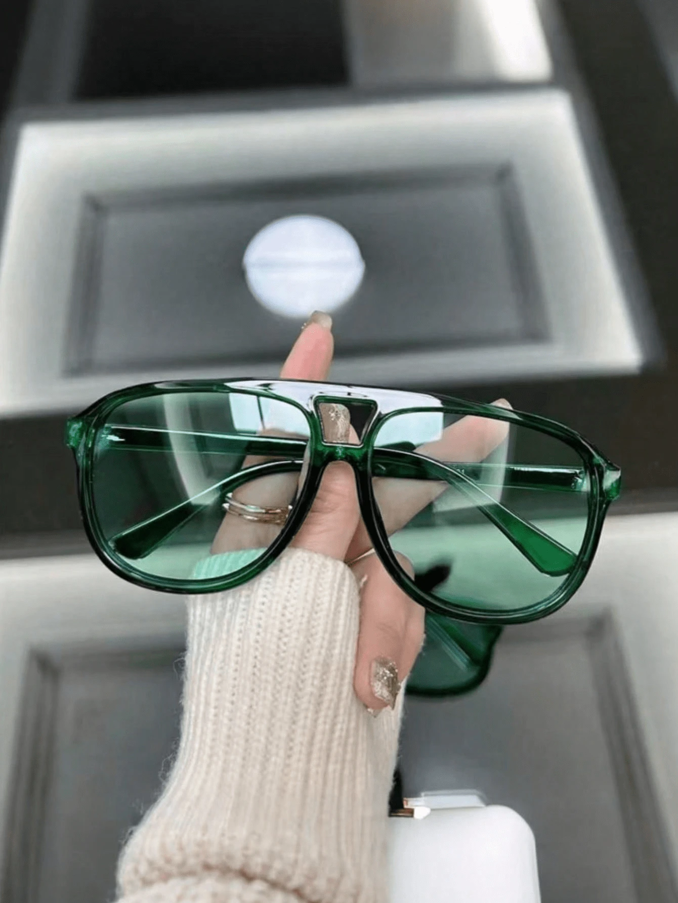 SHEIN Oversized Fashion Glasses