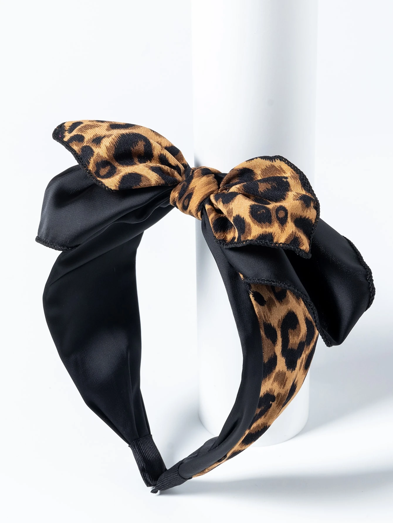 SHEIN 1pc Leopard Print Bowknot Headband