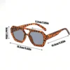 SHEIN New High-End Square Double Fashion Glasses