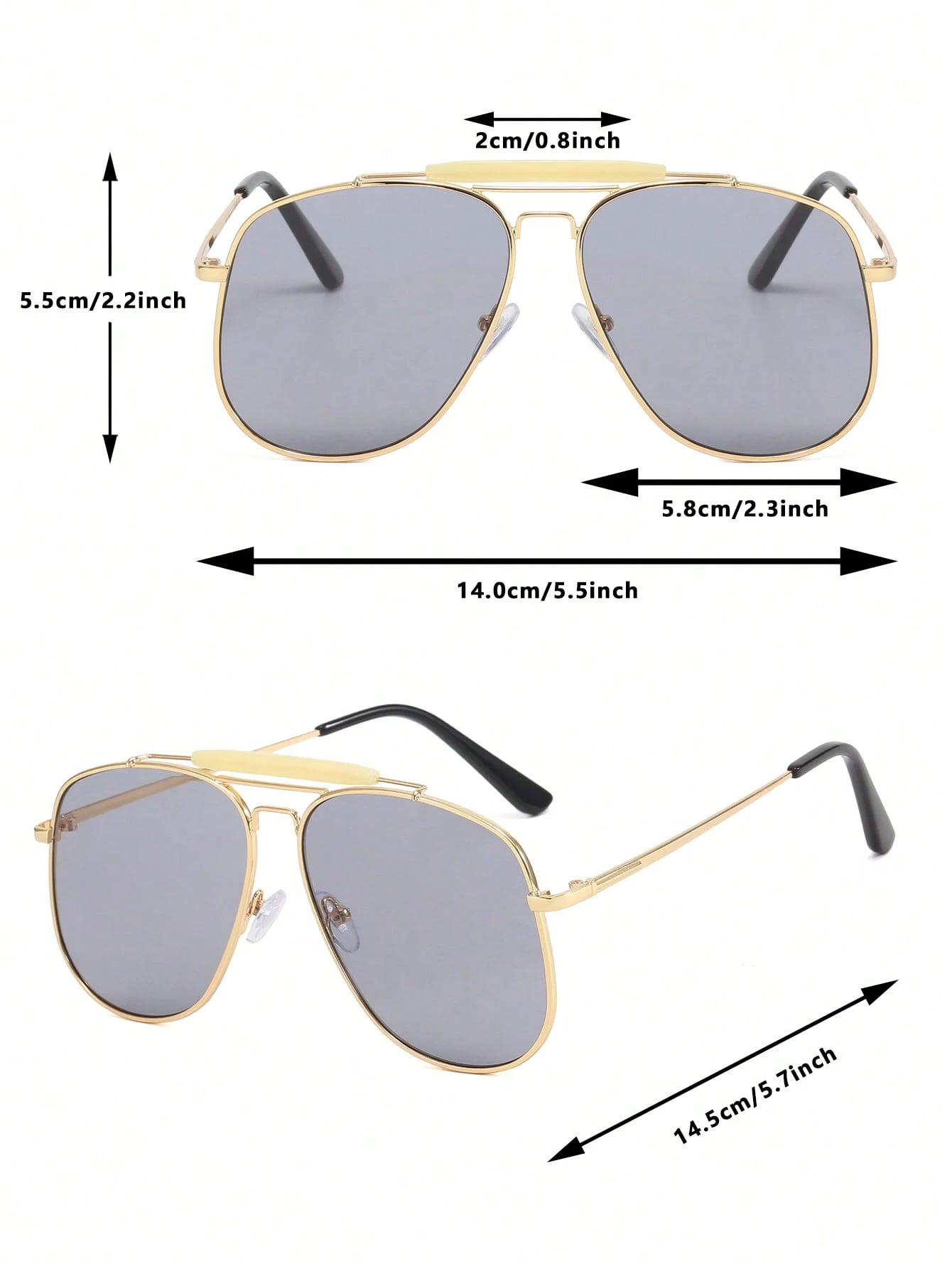 SHEIN European And American Style Glasses