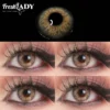SHEIN FRESH LADY Random Color Giveaway Freshlady Iris Dna Brown Hazel Colored Contact Lenses