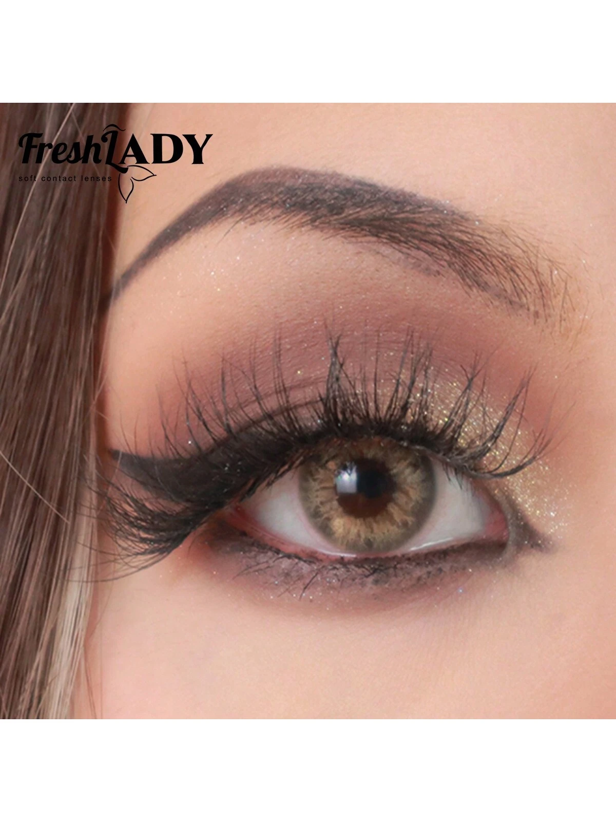 SHEIN FRESH LADY Random Color Giveaway Freshlady Iris Dna Brown Hazel Colored Contact Lenses