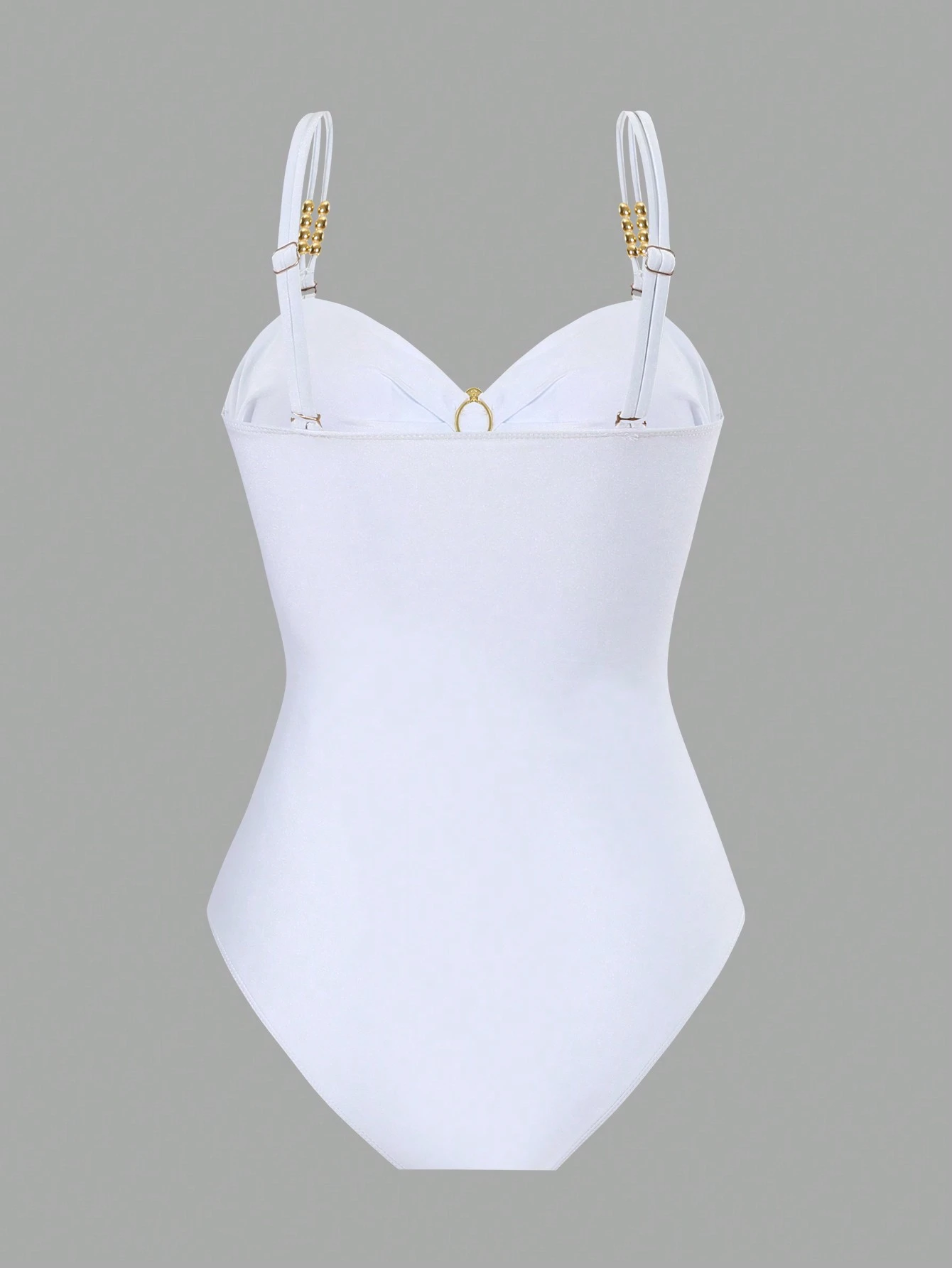 SHEIN Swim Spring Break White Double Strap - Image 3