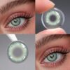 shein 1 Pair Of Natural Color Soft Contact Lenses, Yearly Replacement,