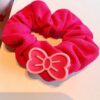 SHEIN 4pcs Fluffy Bowknot Alphabet Princess Scrunchie Hair