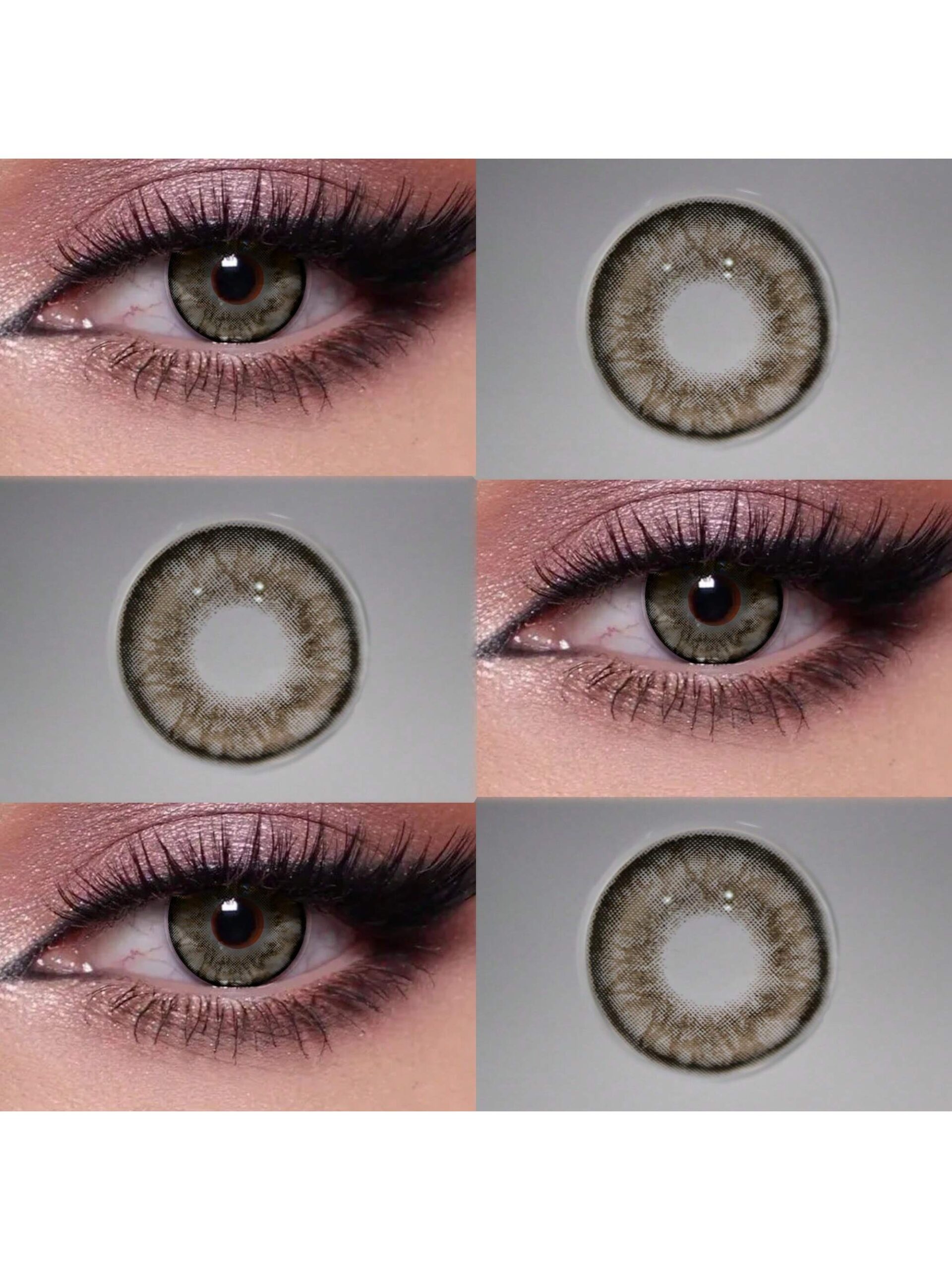 SHEIN A Pair Of Multi-Color Contact Lenses
