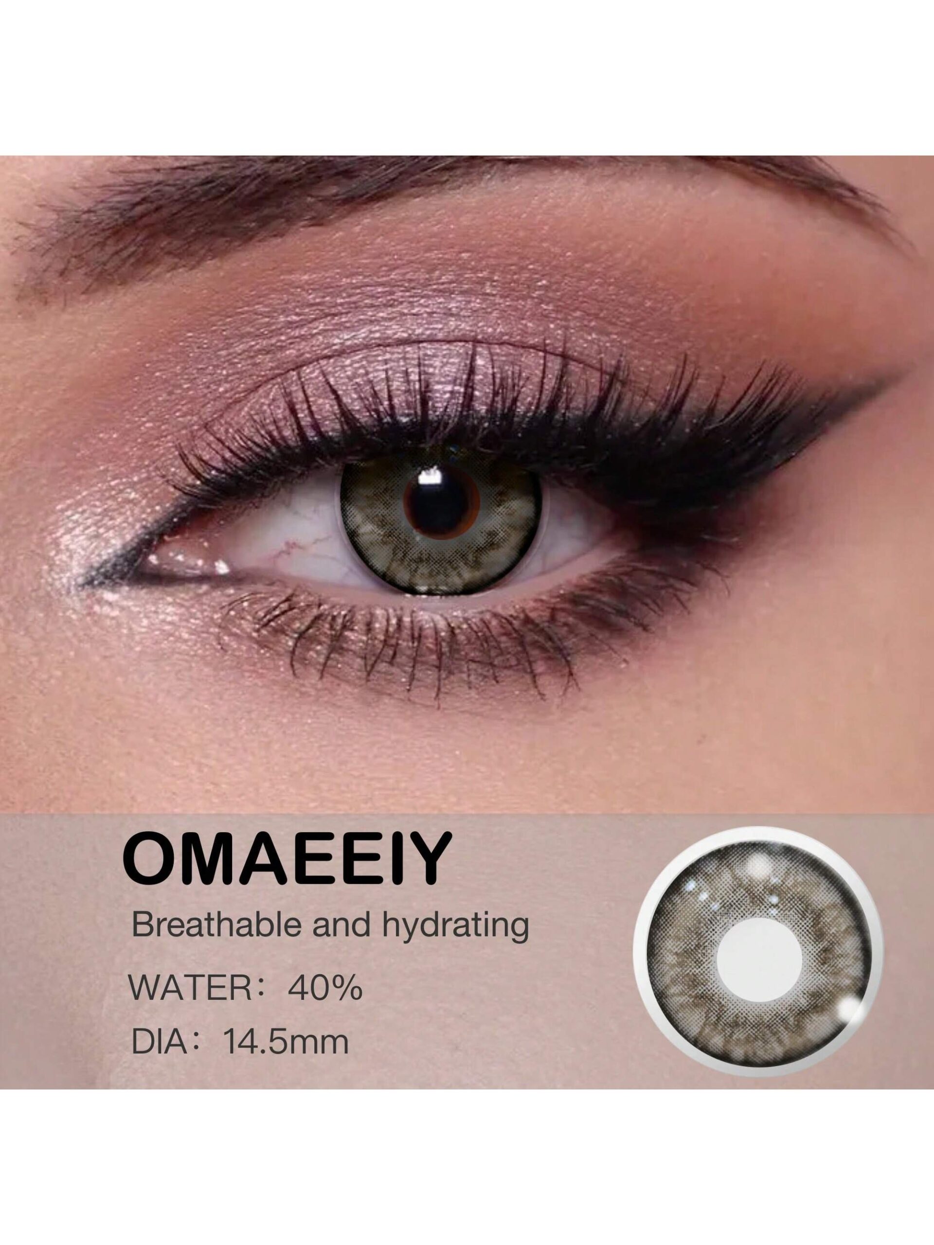 SHEIN A Pair Of Multi-Color Contact Lenses