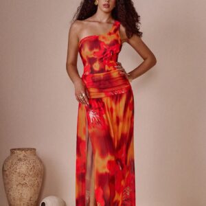 shein Swim Oasis 2 Pieces Women Summer Lily Batik Print One