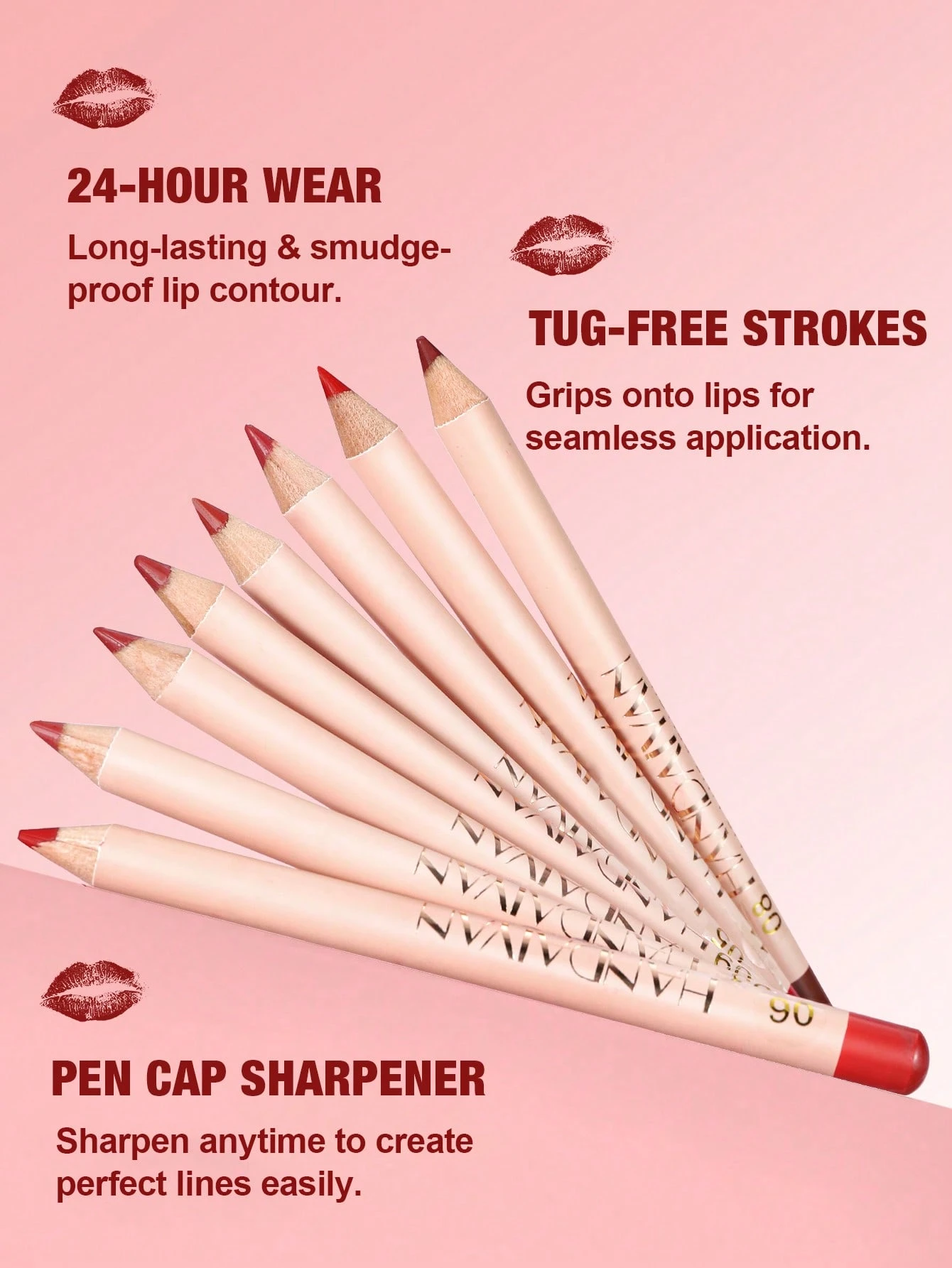 HANDAIYAN 12pcs Matte Lipstick & Lip Liner Set