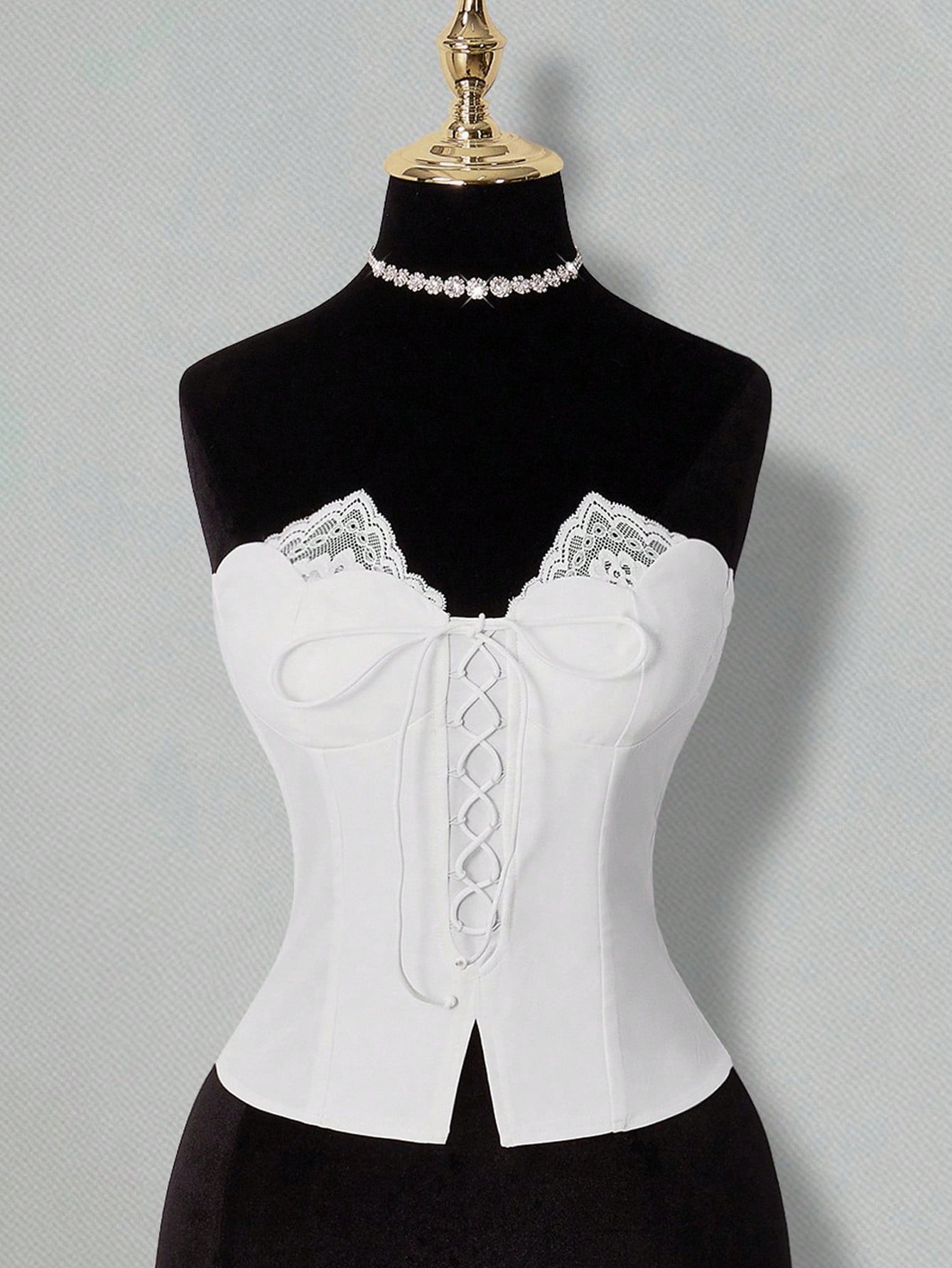 SHEIN ICON Women Homecoming White Sexy Top