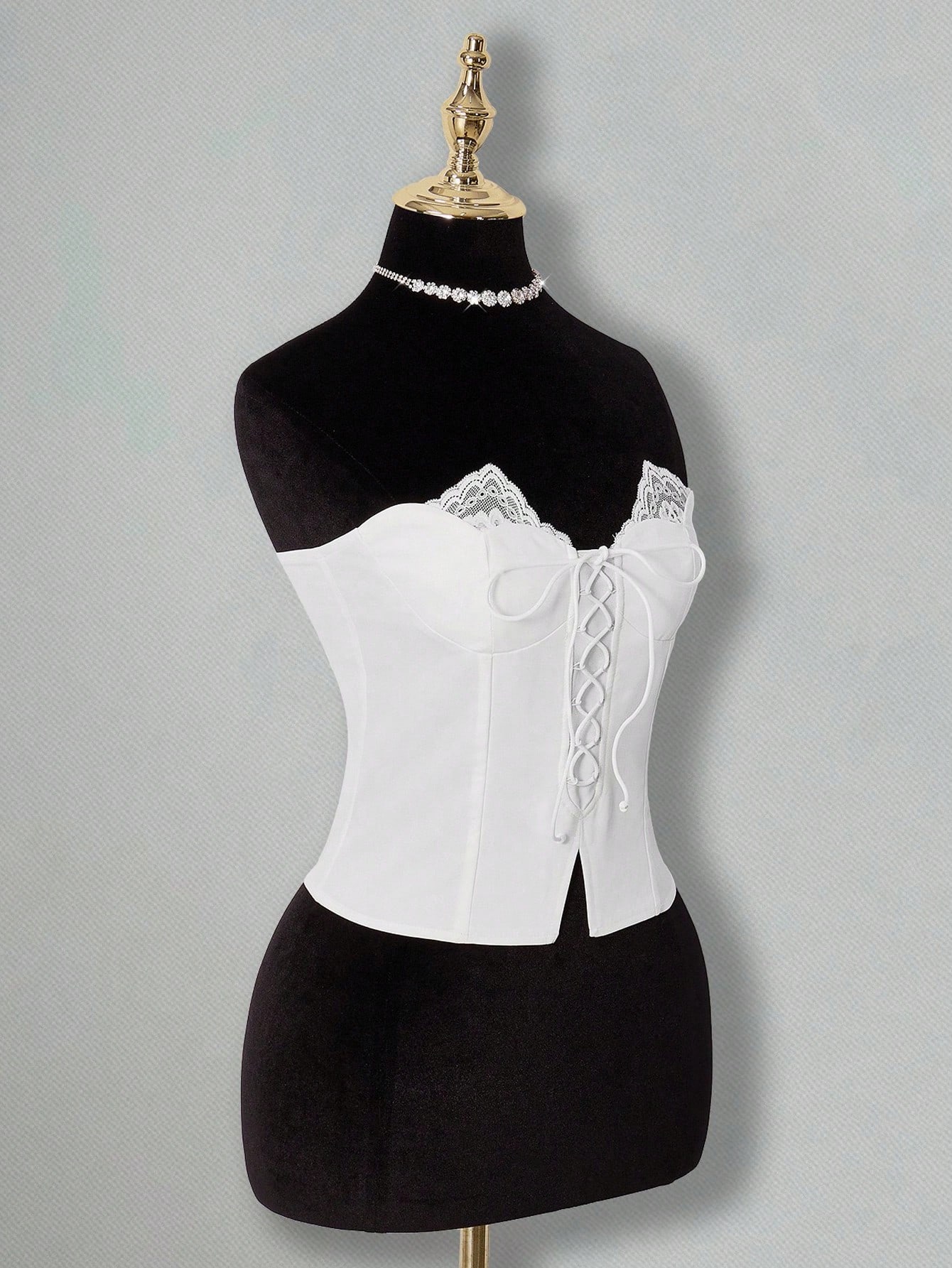 SHEIN ICON Women Homecoming White Sexy Top