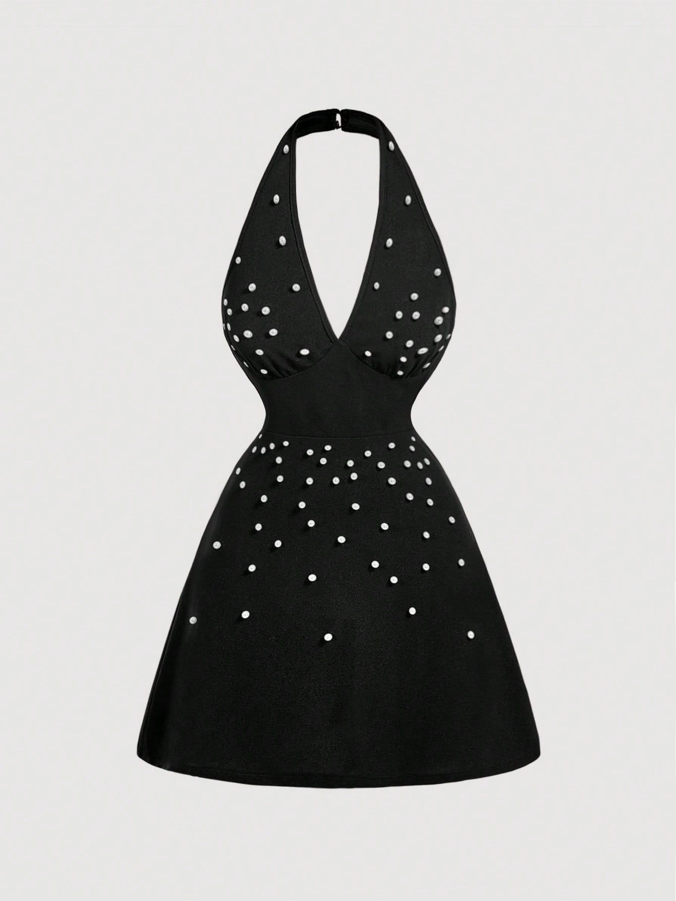 SHEIN X Belle Mariano SHEIN MOD Deep V Neck Dress