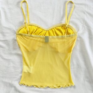 SHEIN Soleia Women Chiffon Frill Trim Cami Top