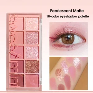 SHEIN Sweet mint 10-Color Matte Eyeshadow Palette