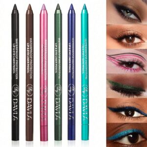SHEIN Waterproof Eyeliner Pencil 6pcs