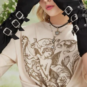 SHEIN Y2k Style Suitable Punk Gloves