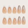 SHEIN Instantly Upgrade Your Look With 24Pcs Almond Shape Press On Nails