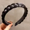 SHEIN Non Slip Fishbone Braid Wig Braid Integrated Headband