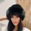 SHEIN Outdoor Casual Mongolian Style Hat Black