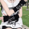SHEIN Y2k Style Suitable Punk Gloves