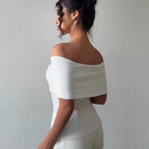 SHEIN Chiquease Off-Shoulder Long Sleeve Top