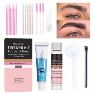 SHEIN Lash Tint Kit Brow Tint Kit Black Color