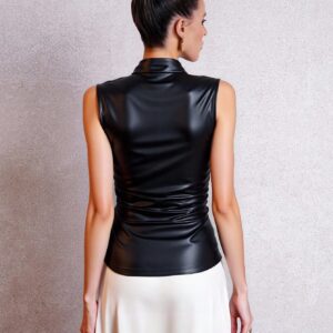 SHEIN Clasi Women Casual Solid Color Padded Shoulder Tank Top