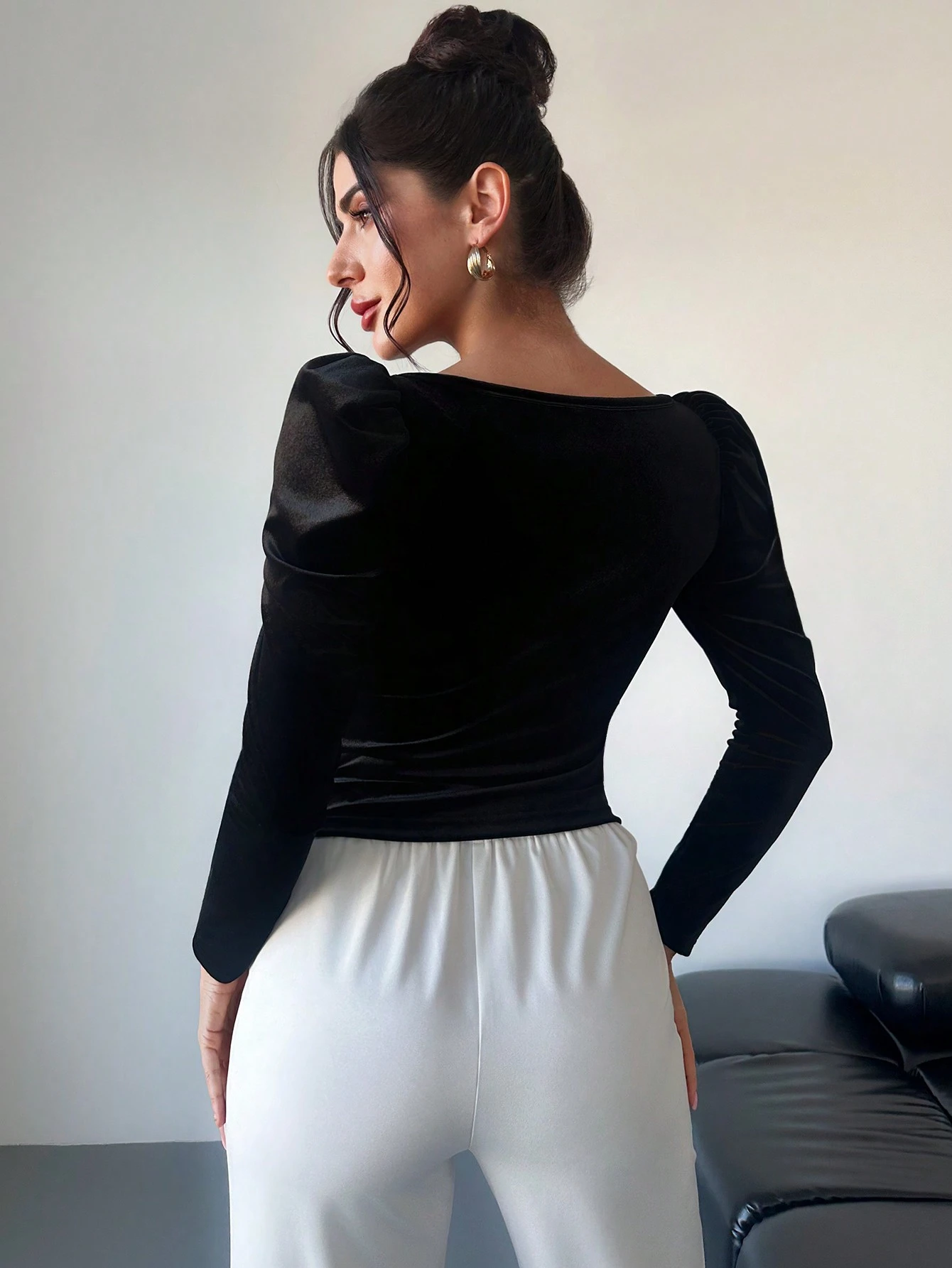 SHEIN Firerie Women's Elegant Romantic Fashion Office Wear Sexy Stylish Blouse