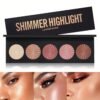 SHEIN Highlighter Powder Palette, Long-Lasting