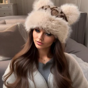 SHEIN Autumn And Winter Urban Outdoor Series, A Casual And Fashionable Women's Mongolian Hat