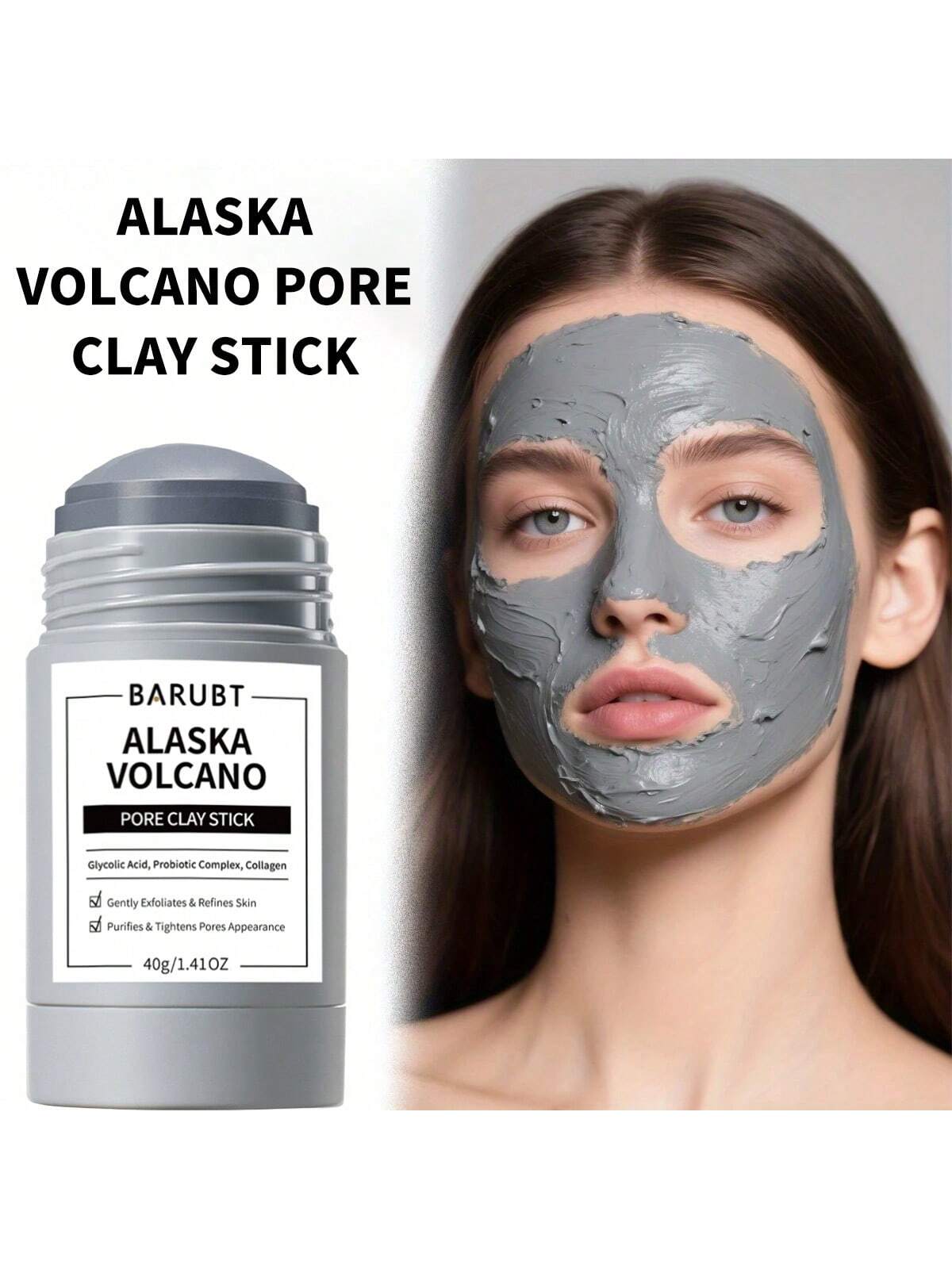 SHEIN BARUBT Autumn Winter Essential Strawberry Clay Mask