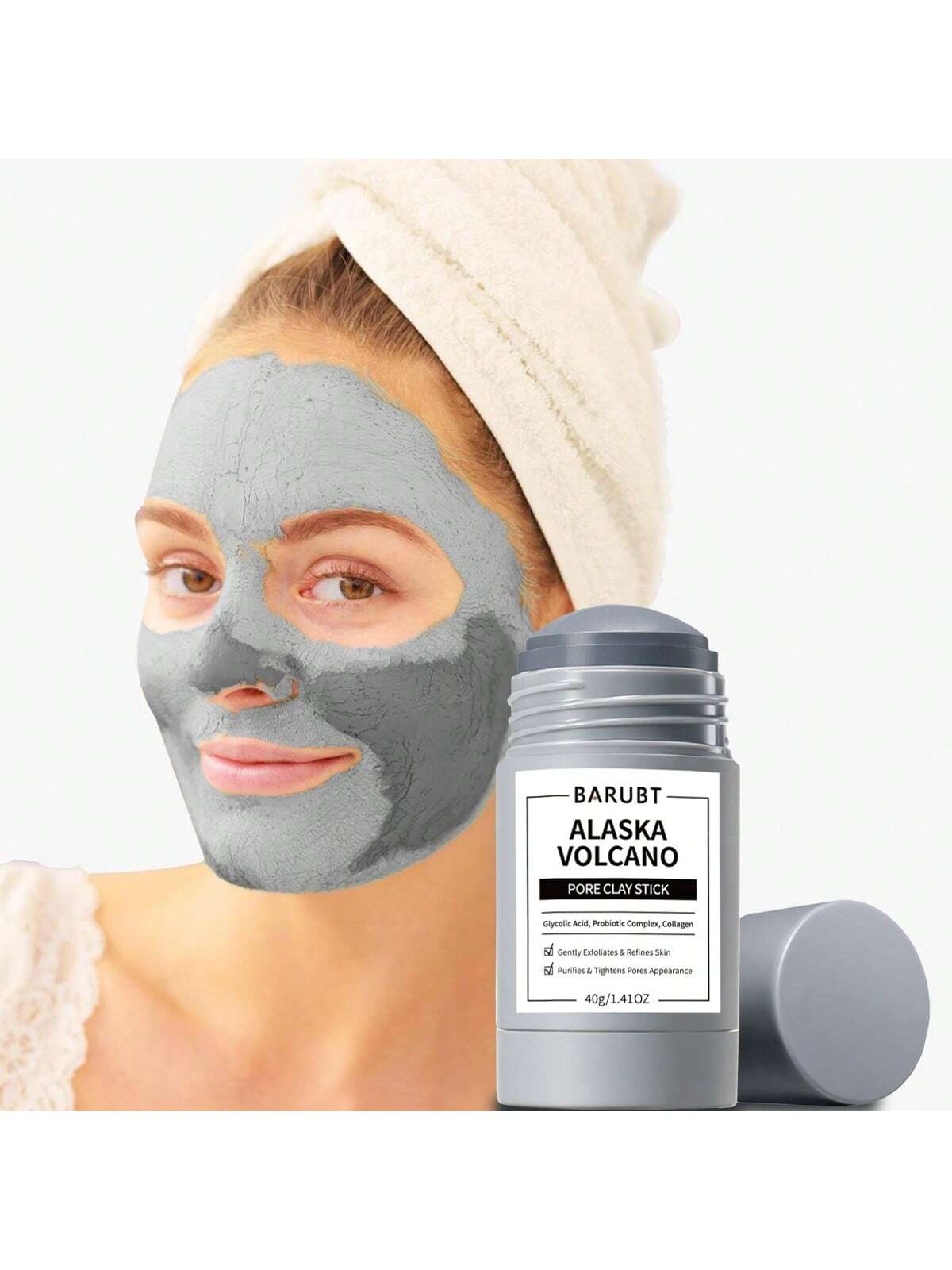 SHEIN BARUBT Autumn Winter Essential Strawberry Clay Mask