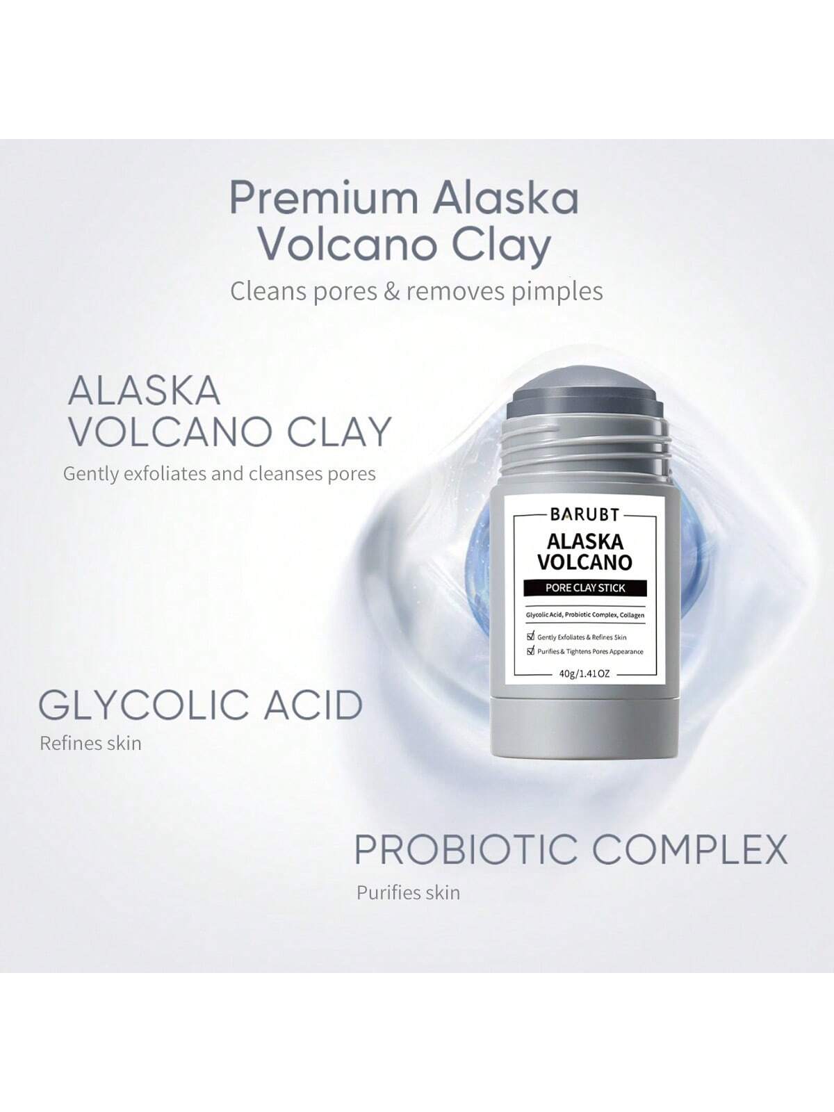 SHEIN BARUBT Autumn Winter Essential Strawberry Clay Mask