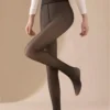 SHEIN CLAGAINER Plus Size 200g Thickened Thermal Pantyhose Stockings