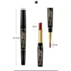 DNM Double-ended Lipstick & Lip Liner, Long-lasting Smudge-proof Non-stick Cup Lip Makeup