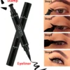 HANDAIYAN 2-In-1 Eyeliner Waterproof Sweatproof Long-Lasting Smooth
