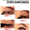 HANDAIYAN 2-In-1 Eyeliner Waterproof Sweatproof Long-Lasting Smooth