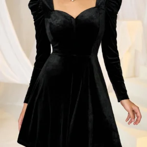 Alternative view of SHEIN Poshira Women's French Luxury Formal Gown Dress